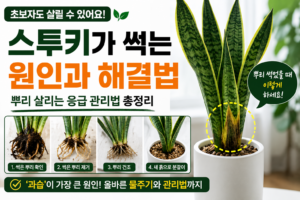 스투키가 썩는 가장 흔한 원인과 뿌리 살리는 응급 관리법 9 스투키 썸네일