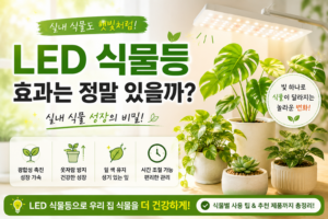 LED 식물등 효과는 정말 있을까? 실내 식물 성장에 도움이 되는 이유 2 LED식물등 썸네일